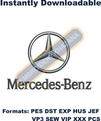 Mercedes Benz Embroidery design